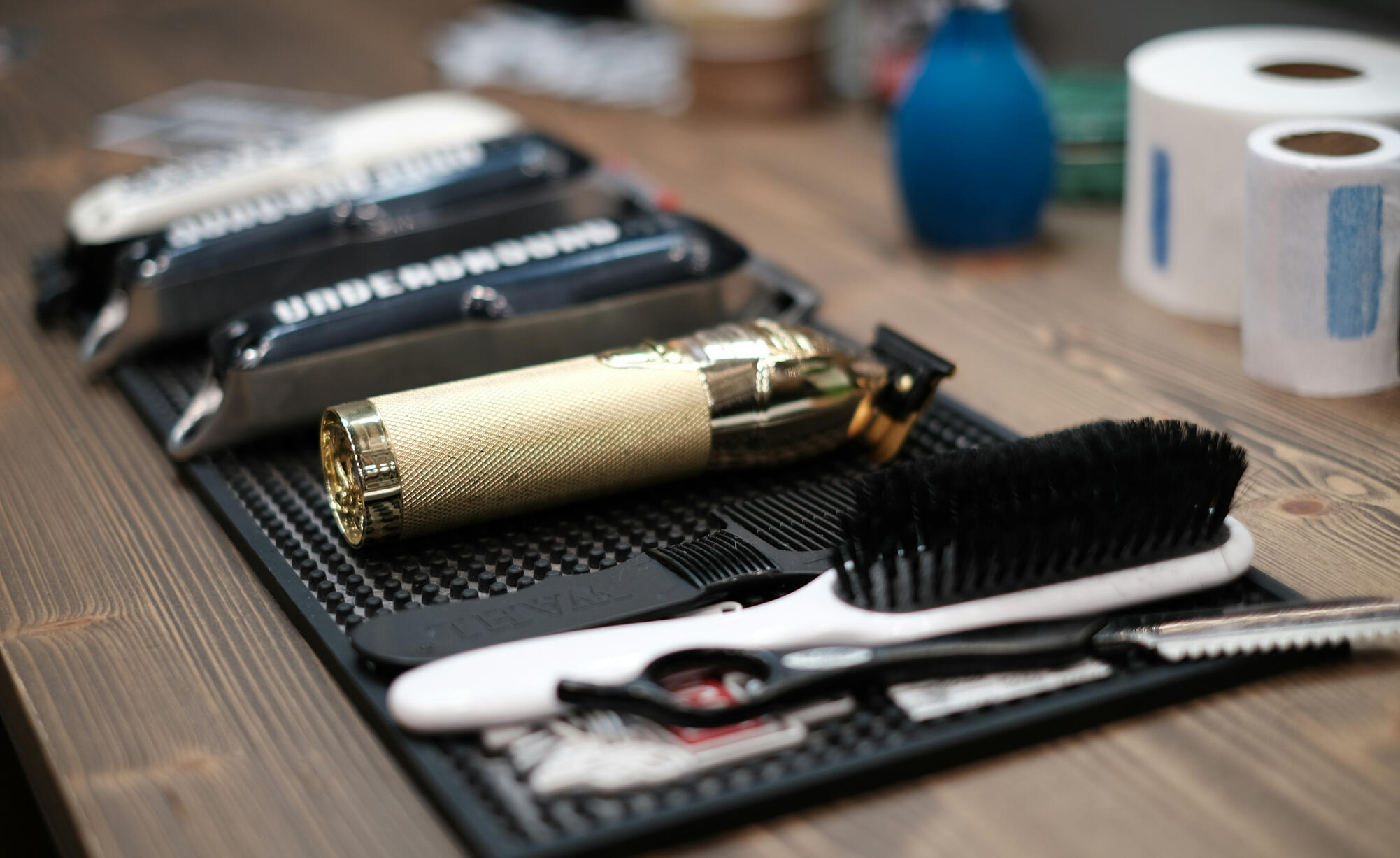 Photo: Federico Tonini on Unsplash Image of barbershop tools